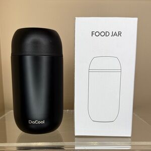 DaCool Black Insulated Food Jar